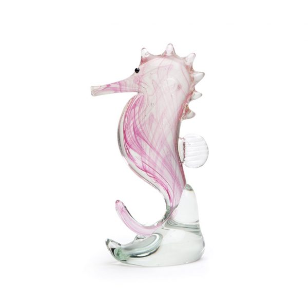 Pink Glow Seahorse Figurine