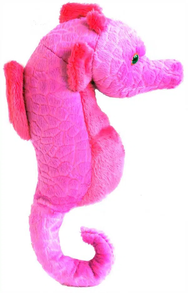 9" Pink Pounce Pal Seahorse Stuffed Plushie