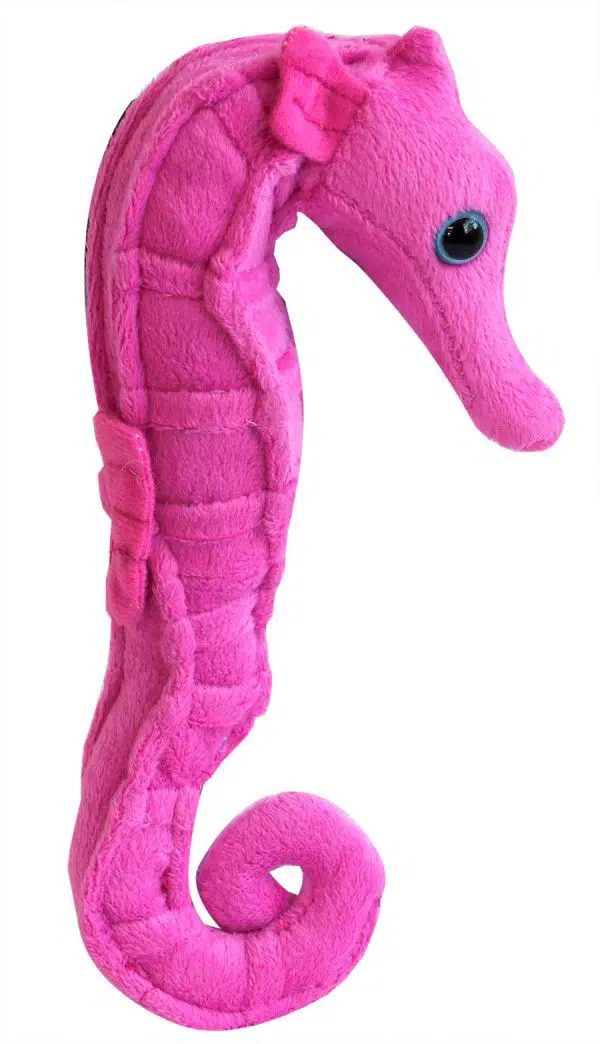 8" Pink Seahorse Plush