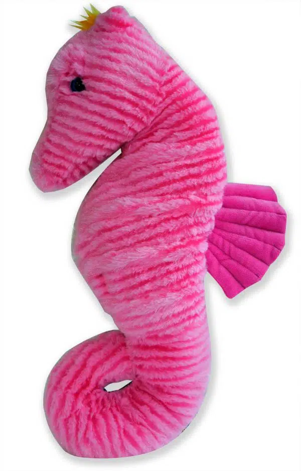 17" Pink Seahorse Plushie