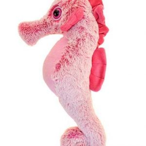 12" Puzzled Seahorse Plush - Pink