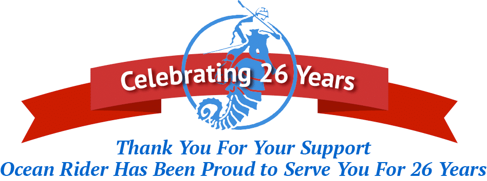 Ocean Rider Celebrating 26 Years